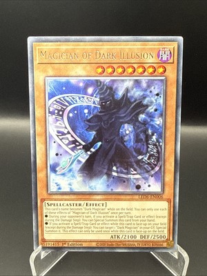 Magician of Dark Illusion LED6-EN006 Legendary Duelists: Magical Hero 1st...-image