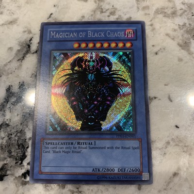 Magician of Black Chaos Secret Rare PP01-EN001 Premium Pack 1 Unlimited-image