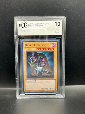 Pokemon Beckett BCCG 10 MINT Dark Magician LC01-EN005 Ultra Rare Limited S#8043-image