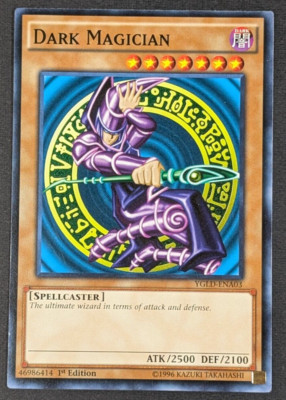 Yugioh TCG - 1x Dark Magician - YGLD-ENA03 - NM/LP - 1st Edition - Common - 2015-image