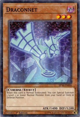 Near Mint, English Yu Gi Oh Draconnet - SP18-EN006 - Starfoil Rare - 1st Edition-image