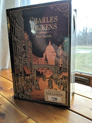 Charles Dickens: 5 Five Novels Leatherette Collectible Edition Barnes and Noble-image