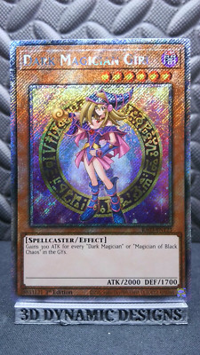 | Yugioh Dark Magician Girl  RA03-EN123 1st Platnium Secret Rare NM 🔥 |-image