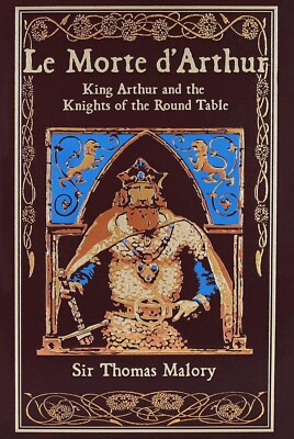 Le Morte d'Arthur by Thomas Malory King Arthur New Leather Bound Collectible-image