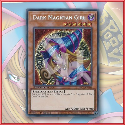 YuGiOh Dark Magician Girl | SBC1 YUGI's DECK ▪️ SECRET RARE ▪️ 1ST EDITION 💎-image