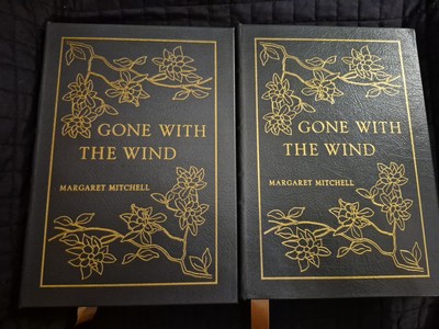 Gone With The Wind Margaret Mitchell Volume One And Two Easton Press Collection-image