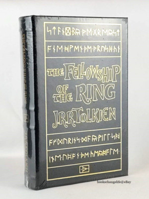 THE FELLOWSHIP OF THE RING TOLKIEN Leather Bound Lord of the Rings Easton Press-image