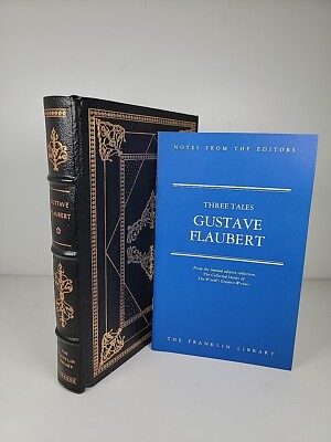 Franklin Library GUSTAVE FLAUBERT  Three Stories ~ 1981 World's Greatest Writers-image