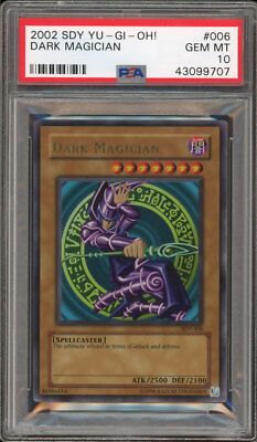 Yu-Gi-Oh! Dark Magician Starter Deck Yugi Unlim. WAVY Ultra Rare SDY-006 PSA 10-image