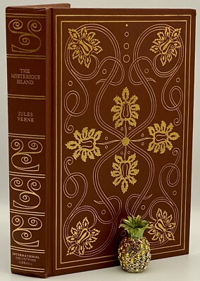 ICL THE MYSTERIOUS ISLAND Jules Verne Collectors VINTAGE DLX Edition 24K GOLD OP-image