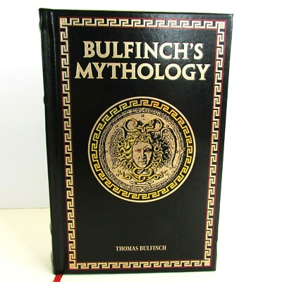 Bulfinch's Mythology Deluxe HB Gold Edges Greek Roman Gods Fables Classical-image