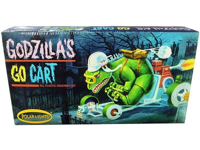 Skill 2 Model Kit Godzilla's Go Cart Model Kit by Polar Lights-image