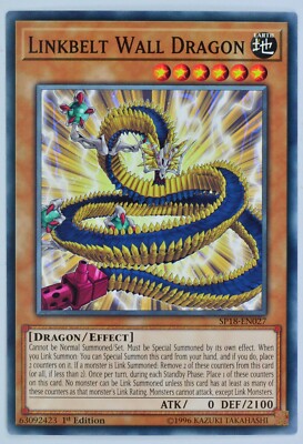 Yugioh Linkbelt Wall Dragon  SP18-EN027 Common 1st Edition-image