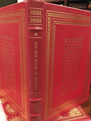 Franklin Library: STEPHEN CRANE: RED BADGE OF COURAGE: CIVIL WAR NOVEL-image
