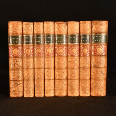 1829 8vol The Works of Sir Walter Ralegh The Lives of the Author Oldys and Birch-image