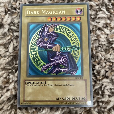 1996 Dark Magician Yu-Gi-Oh Card-image