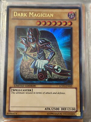 Yu-Gi-Oh! 2010 Dark Magician LC01-EN005 Limited Ed Legendary Collection-LP-image