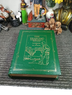 The Yearling by Marjorie Kinnan Rawlings EASTON PRESS Green -image