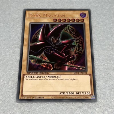 Yugioh Arkana Dark Magician SBC1 1st Ed Secret Rare Alternate Red Art Card NM-image