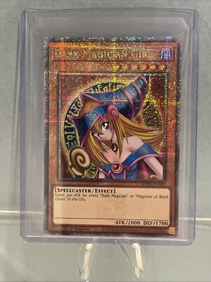 Yugioh Dark Magician Girl Original Art Quarter Century Secret Rare MP24-EN009-image