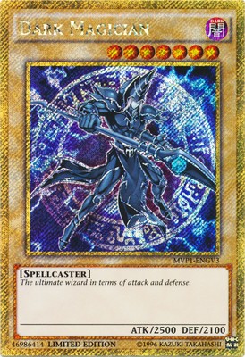 Dark Magician - MVP1-ENGV3 - Gold Secret Rare - Limited Edition x1 Lightly Playe-image