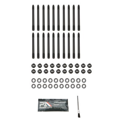 Point One K063-H01E, Kit Black Steel Fits Ford Godzilla 7.3L Head Stud Kit 12Pt -image