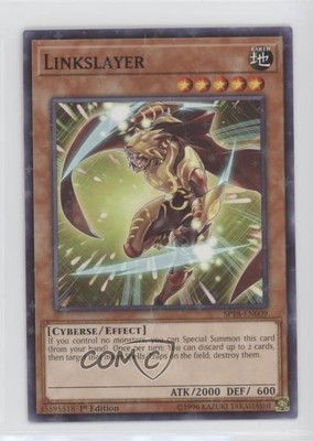 2018 Yu-Gi-Oh! Star Pack VRAINS 1st Edition Starfoil Linkslayer #SP18-EN009 00jz-image
