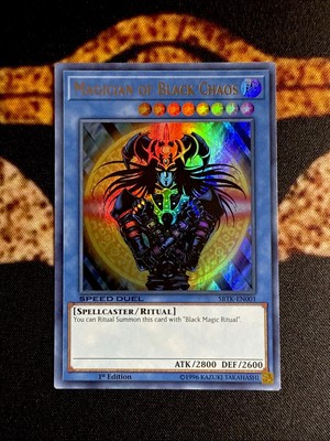 YUGIOH • MAGICIAN OF BLACK CHAOS • ULTRA RARE • SBTK-EN001 • 1st EDITION • NM-image