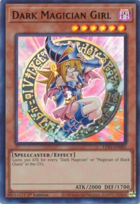 Dark Magician Girl (Red) (LDS3-EN082) - Ultra Rare - 1st Edition-image