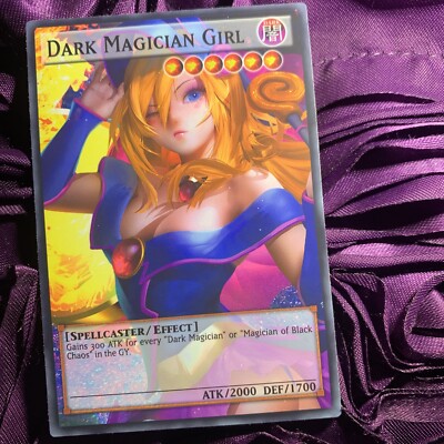 DARK MAGICIAN GIRL YU-GI-OH! GODDESS STORY Anime Girl Waifu Card 3D Style-image