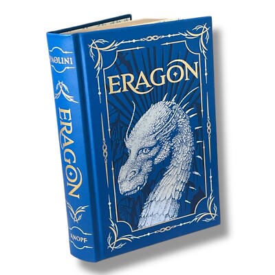 New ERAGON by Christopher Paolini Collectible Deluxe Leather Bound Hardcover Ed.-image