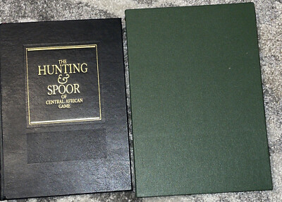 The Hunting & Spoor of Central African Game by Denis Lyell (1987, Leather Bound)-image