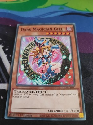1 x Dark Magician Girl - LED6-EN000 - Common - Unlimited Edition Near Mint, Engl-image
