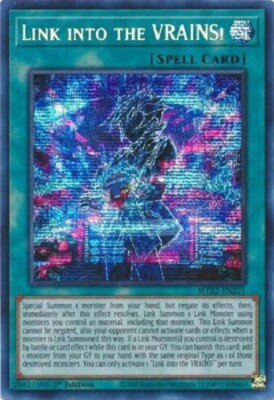 *** LINK INTO THE VRAINS! *** SECRET RARE 1ST EDITION MP22-EN271 MINT/NM YUGIOH!-image