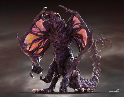 Nosferadon Kaiju Resin Sculpture Statue Model Kit Unpainted/Unassembled-image