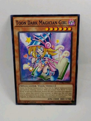 YU-GI-OH! Toon Dark Magician Girl. DPBC-EN044. 1st Edition Card. TCG Yugioh-image