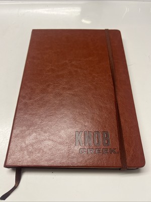 Knob Creek Rye Whiskey Leather Bound Moleskine Style Notebook and Journal-image