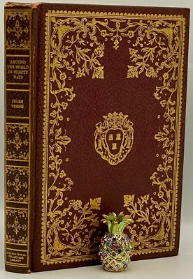 1956 AROUND THE WORLD IN EIGHTY DAYS Collectors Deluxe VINTAGE Edition 24K GOLD-image
