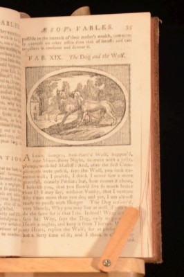 c1723 Aesop's Fables Samuel Croxall Illustrated-image