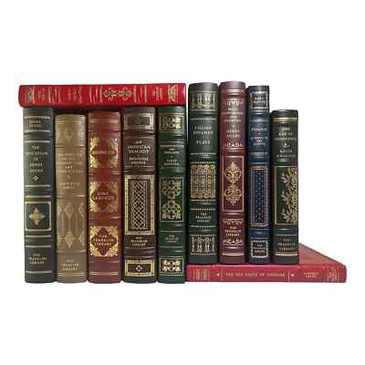 Franklin Library Collection Limited Edition Leather Books - 11 pieces (1976-81)-image