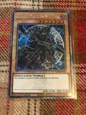 YuGiOh! Dark Magician - M/NM - RA04-EN106 - QCR/ Quarter Century-image