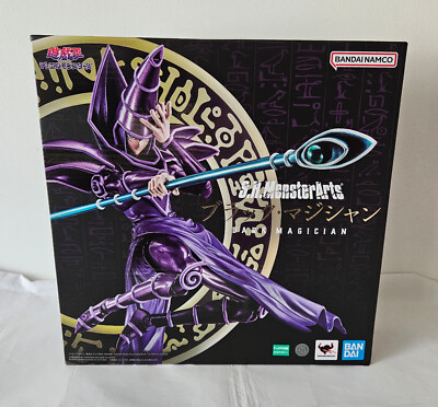 Bandai S.H. MonsterArts Dark Magician Yu-Gi-Oh! Duel Monsters NEW - US Seller-image