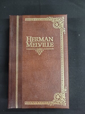 Herman Melville - Moby Dick, Billy Budd, Confidence Man, Piazza Tales Leather HC-image