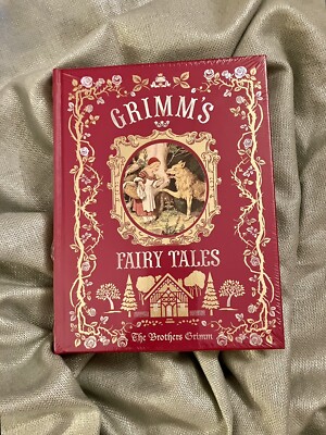 Brothers Grimm Fairy Tales, New, Gold-Embossed, Gold Leaf Pages, Classic Gift-image