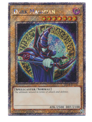 Dark Magician (9th Art) - RA04-EN106 - Platinum Secret Rare Stampede-image