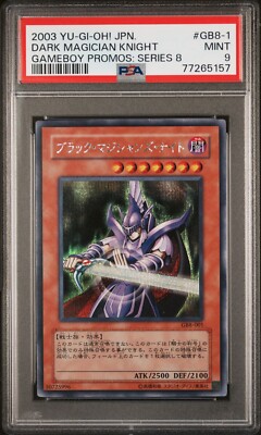 Dark Magician Knight PSA 9 Mint Japanese 2003 Game Boy Promo GB8-001 Yu-Gi-Oh!-image