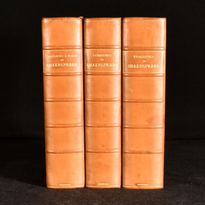 1925-1927 3vol Histories Poems Comedies and Tragedies of Shakespeare Humphrey...-image