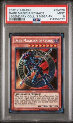 2012 Yu-Gi-Oh! Dark Magician of Chaos LCYW-EN026 Secret Rare PSA 9 MINT-image