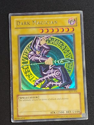 Dark Magician SDY-006 Unlimited Ultra Rare Yu-Gi-Oh Card Moderately Played MP-image
