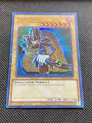 YuGiOh! Dark Magician HAC1-EN002 Ultra Rare Duel Terminal 1st Edition Near Mint-image